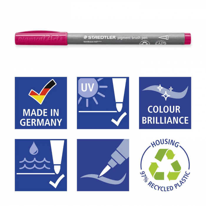 Set Pigment Liner Natur 12 culori, Staedtler [5]