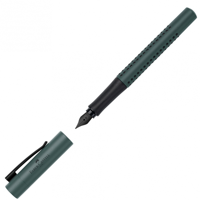 Set Stilou + Pix GRIP 2011 Dark Green + Cerneala + Convertor  Faber-Castell [2]