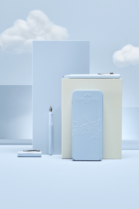 Set Stilou + Pix Grip 2010 Bleu Sky, Faber-Castell [4]