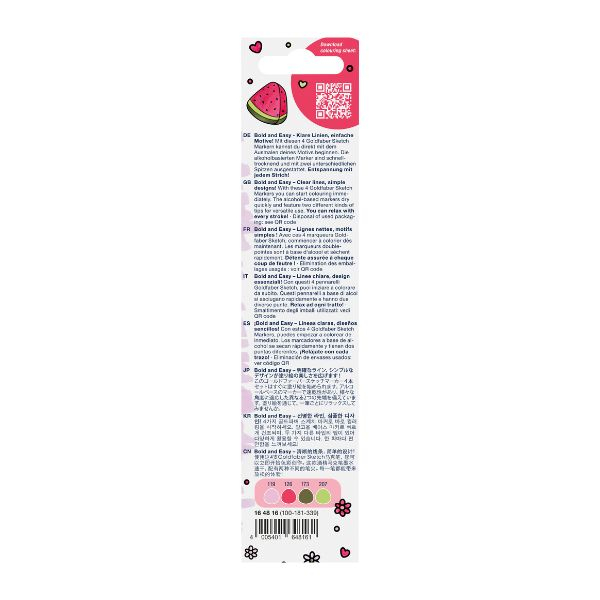 Sketch Marker cu 2 Capete,Set 4 Bold and Easy I Goldfaber, Faber-Castell [2]