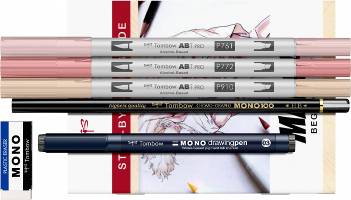 Starter Set Creativ Tombow Manga Beginner, Tombow [2]