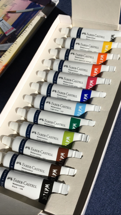 Tempera Acuarele 12 culori  + paleta Faber-Castell [2]
