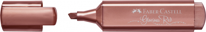 Textmarker Rosu Metalizat 1546, Faber-Castell [3]