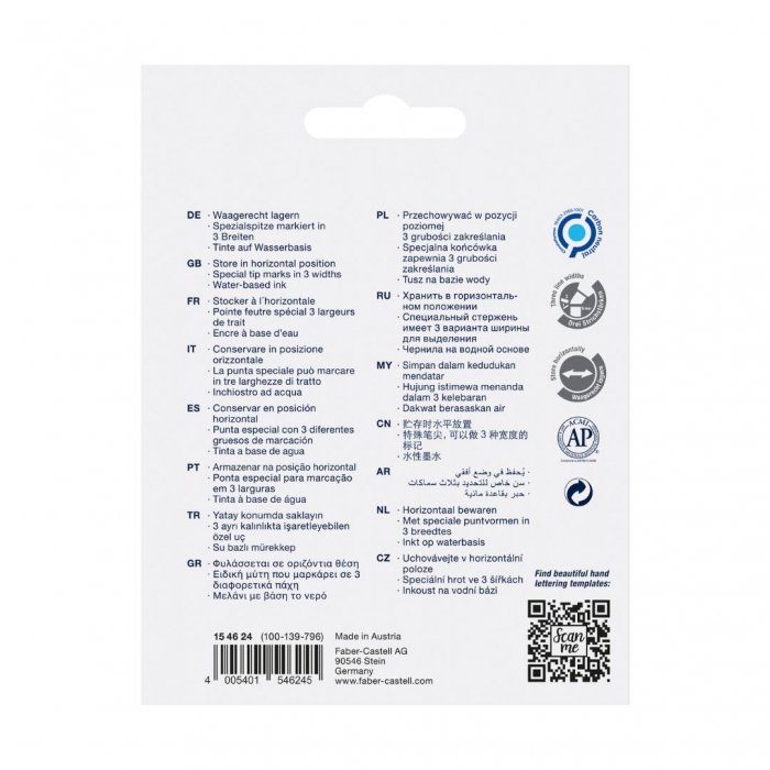 Textmarker Set 4 culori Metalizate, Faber-Castell [2]