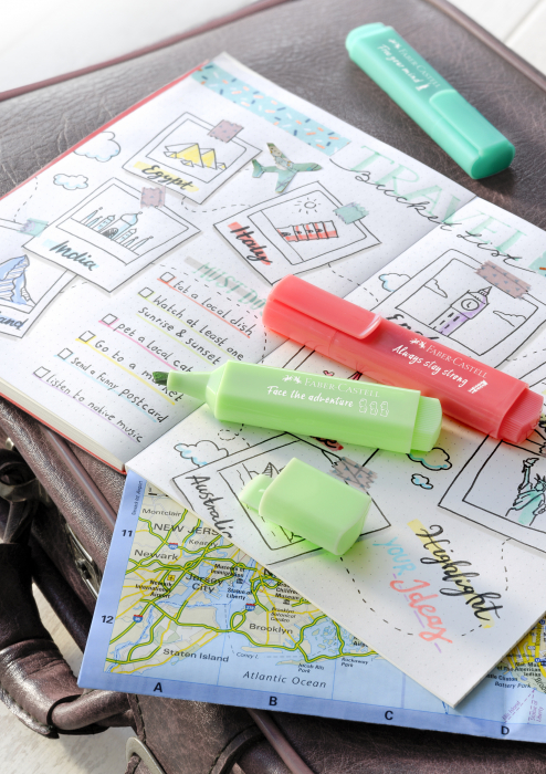 TEXTMARKER SET 8 PASTEL CUTIE CARTON FABER-CASTELL [2]