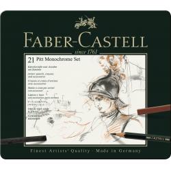 Set Pitt Monochrome 21 Buc Faber-Castell [1]