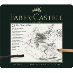 Set Pitt Monochrome Carbune 24 Buc Faber-Castell [1]