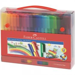 Carioci - Carioci 60 Culori Connector Cutie Cadou Faber-Castell