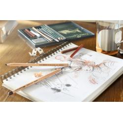 Creion Ulei Rosu Sangvin Pitt Monochrome Faber-Castell [2]