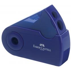 Ascutitori - Ascutitoare Plastic Dubla Sleeve rosu/albastru Faber-Castell