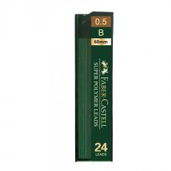 Consumabile Instrumente de Scris - Mina Creion 0.5mm 24 Buc/Etui Super Hi-Polymer Faber-Castell