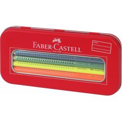 Set Cadou 12 Culori Metalizate si Neon Jumbo Grip Faber-Castell [1]