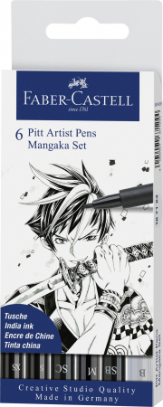 Pitt Artist Pen Manga - Pitt Artist Pen Manga - Mangaka Set Faber-Castell