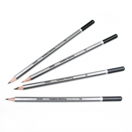 Creioane Grafit 5H-6B, blister, 12 buc/set Derwent Academy [1]