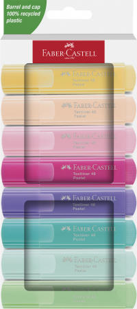 Faber-Castell - Set 8 Textmarkere Pastel 1546 - 2024 Faber-Castell