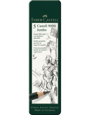 SET 5 BUC GRAFIT CASTELL 9000 JUMBO Faber-Castell [1]