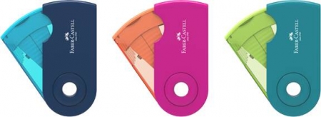 Ascutitori - ASCUTITOARE PLASTIC DUBLA SLEEVE TREND 2019 FABER-CASTELL