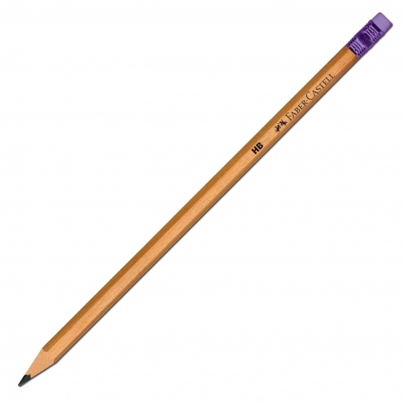 Creion Grafit HB cu Guma Natur Faber-Castell [2]