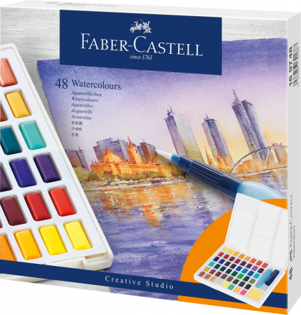 Acuarele 48 Culori Creative Studio Faber-Castell [2]