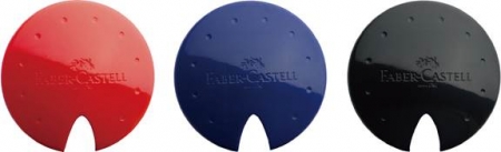Ascutitori - ASCUTITOARE PLASTIC SIMPLA UFO ROSU-ALBASTRU-NEGRU FABER