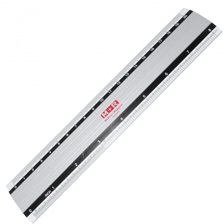 Rigle echere - Rigla Aluminiu 20 cm, M+R