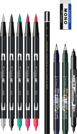 Set Caligrafie Avansati - Set 10 Tombow [1]