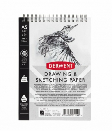 Bloc de Desen si Schite A5, Derwent [0]