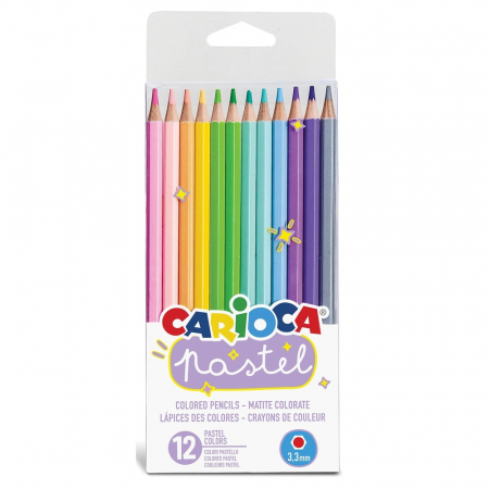 Creioane colorate Pastel 12 culori/set CARIOCA [0]