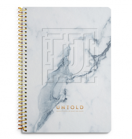 Caiete - Caiet A4 100F cu Spirala Dictando UNTOLD, Herlitz