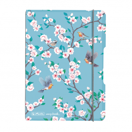 Caiete - Caiet my.book flex A5, 40 file, dictando, Ladylike Birds, Herlitz