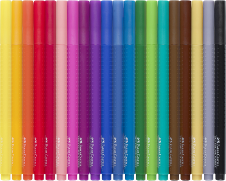 Carioci Grip 20 de culori Faber-Castell [3]