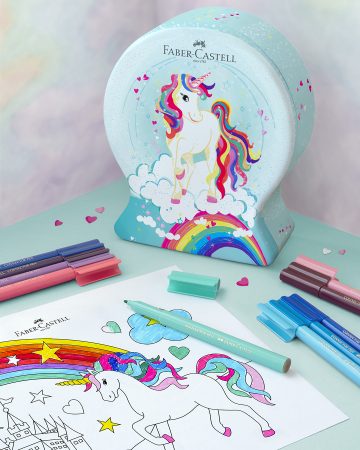 Carioci Connector 33 Culori Unicorni 2023 Faber-Castell [4]