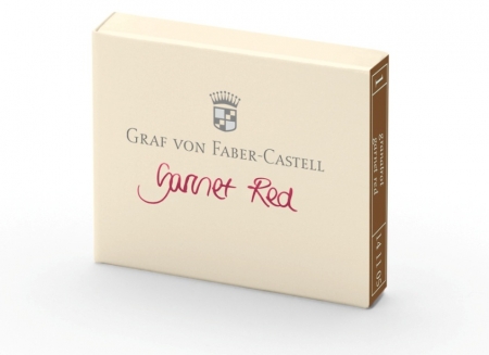 Cerneala - Cartuse Cerneala Mici Garnet Red Graf von Faber Castell set 6 buc