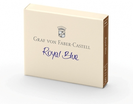 Cerneala - Cartuse Cerneala Mici Royal Blue Graf von Faber Castell set 6 buc