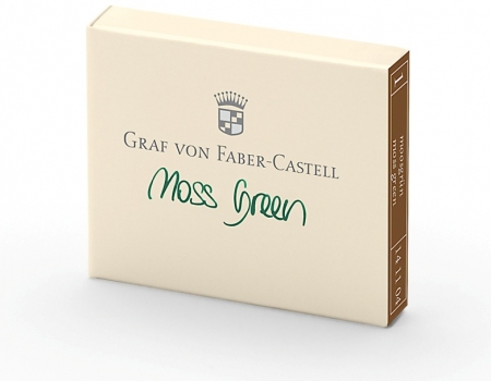 Cartuse Cerneala Mici Moss Green Graf von Faber Castell set 6 buc