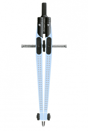 Compasuri - Compas QUICK-SET Grip Bleu Sky, Faber-Castell