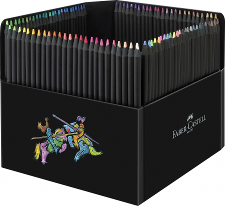 Creioane Colorate 100 Culori BLACK EDITION, Faber-Castell [1]