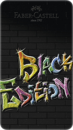 Creioane Colorate 12 Culori Black Edition Cutie Metal Faber-Castell [2]