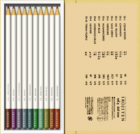 Creioane Colorate Irojiten Seascape 30 Culori Volum 7, 8, 9  Tombow [8]