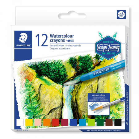 Creioane Colorate Aquarella - Creioane Colorate Karat Aquarelle 12 buc, Staedter
