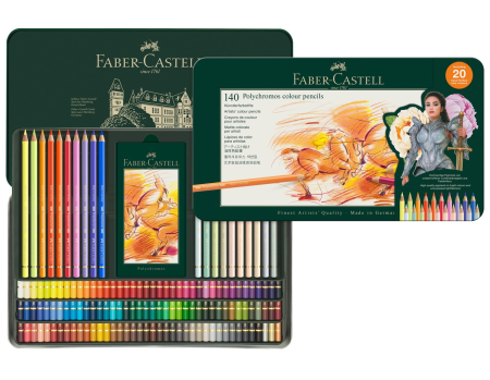 Creioane colorate Polychromos - Polychromos Creioane Colorate 140 Culori, Faber-Castell