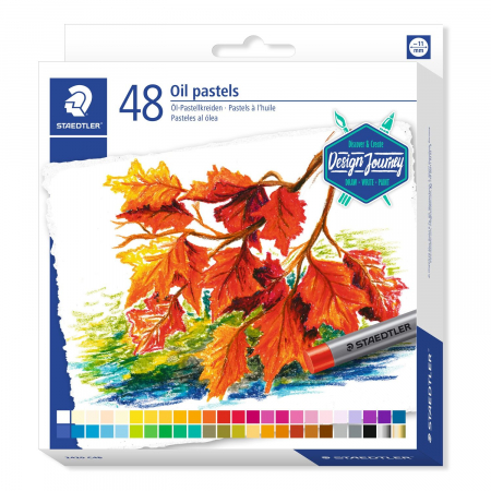 Produse pentru Artisti - Creioane Karat Ulei Pastel 48 cul/set, Staedtler