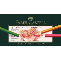 Creioane Pastel 12 Culori Polychromos Faber-Castell [1]