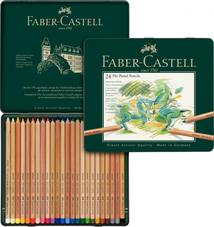 Creioane Pastel Pitt 24 Culori Faber-Castell [0]