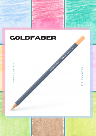 Creion Colorat Aquarelle Pastel Goldfaber, Faber-Castell [1]