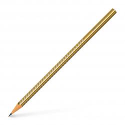 Creion Grafit B Sparkle Auriu 2019 Faber-Castell