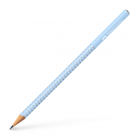 Creion Grafit B Sparkle Bleu Sky 2024, Faber-Castell
