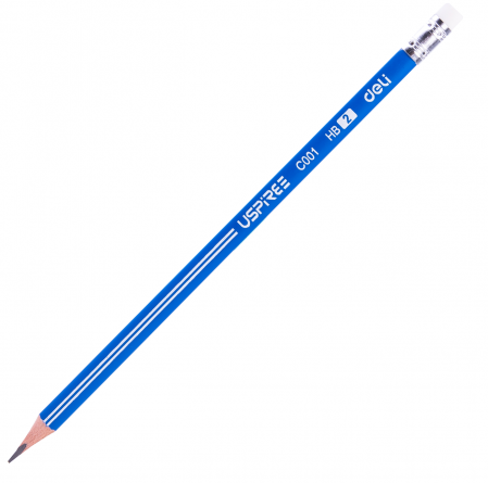 Creioane - Creion Grafit HB cu guma, Deli