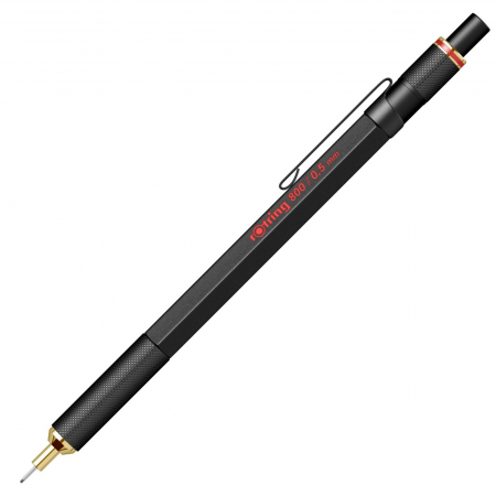 Creioane Mecanice - Creion Mecanic rOtring 800 0.5  Black, Rotring