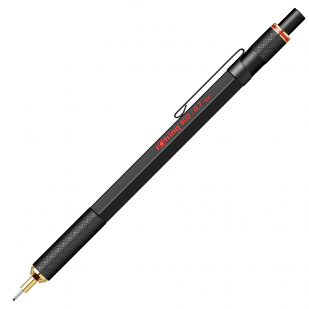 Creioane Mecanice - Creion Mecanic rOtring 800 Black 0.7, Rotring